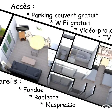 Superb View+swim Pool+smart Tv+netflix+projector Appartement